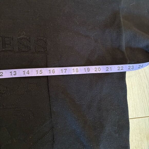 Vintage cotton knit crew neck with impress crest black - Picture 6 of 7